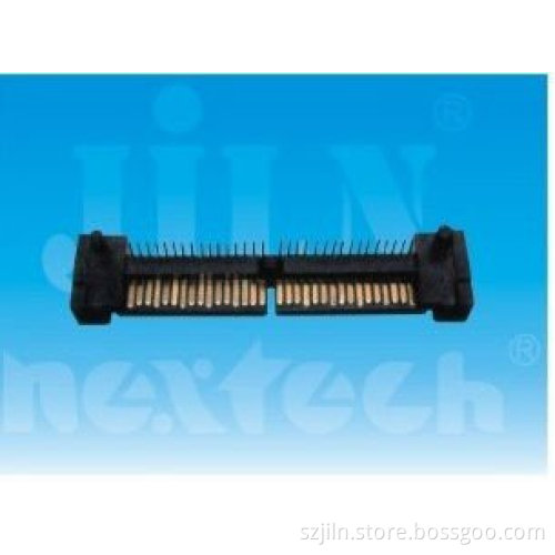 SATA 16+16P Harpoon double column Right Angle DIP Connector